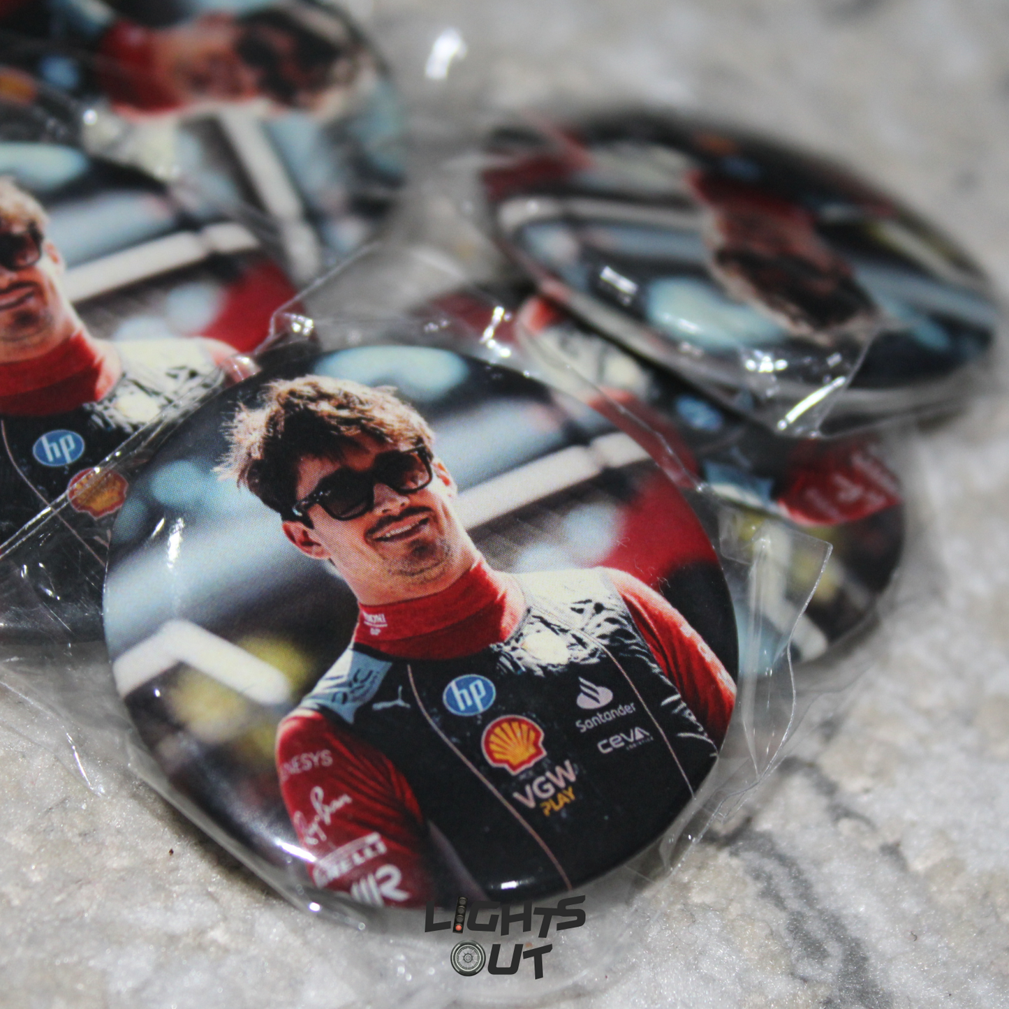 Leclerc Pin Badge