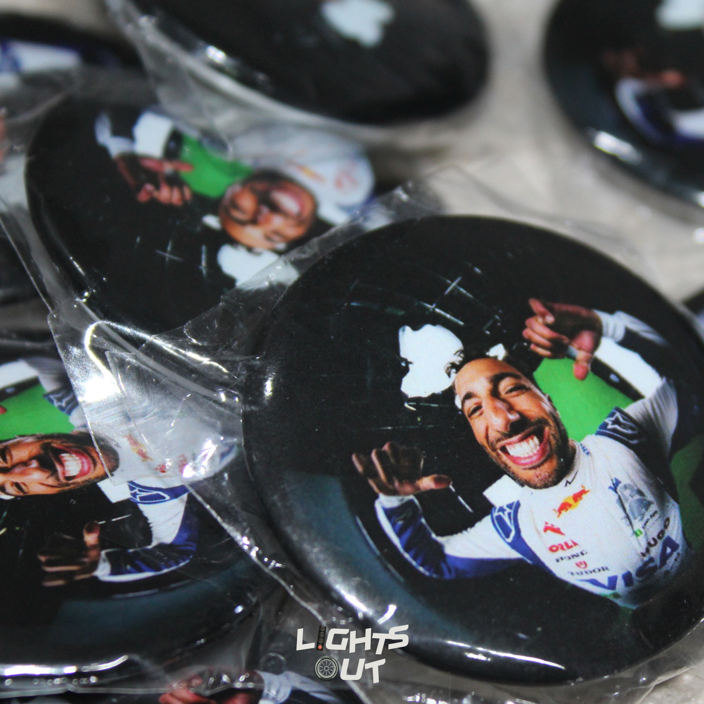 DR3 Fisheye Pin Badge
