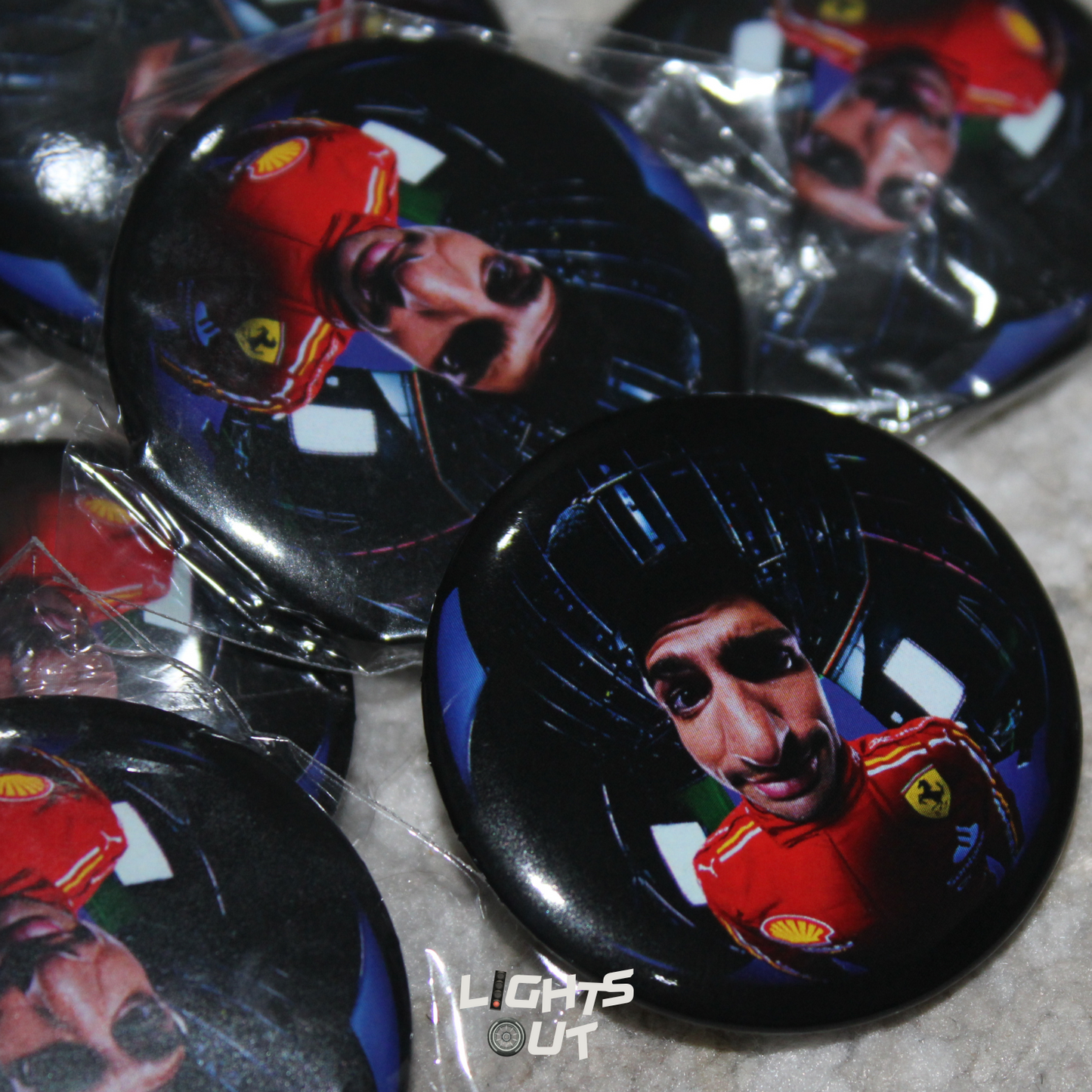CS55 Fisheye Pin Badge