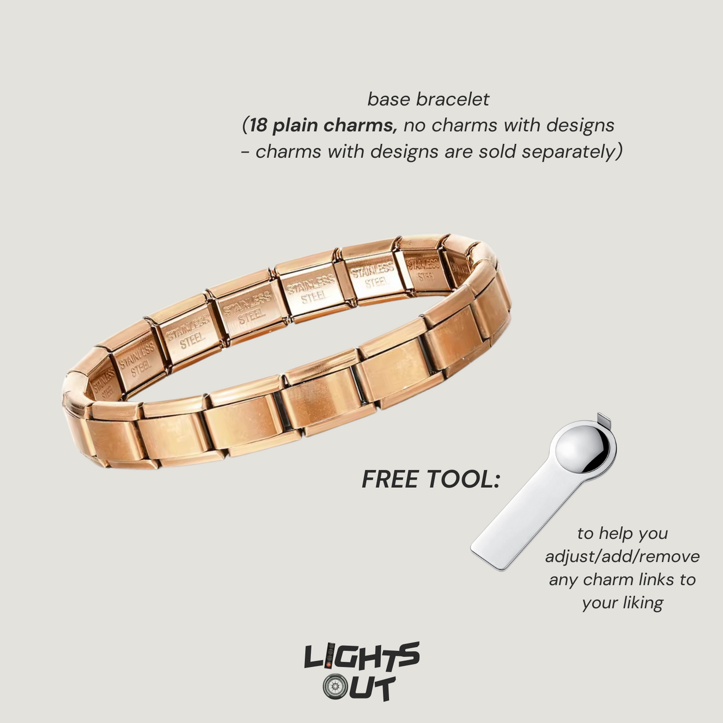 Base Bracelet - Italian Charm Bracelets