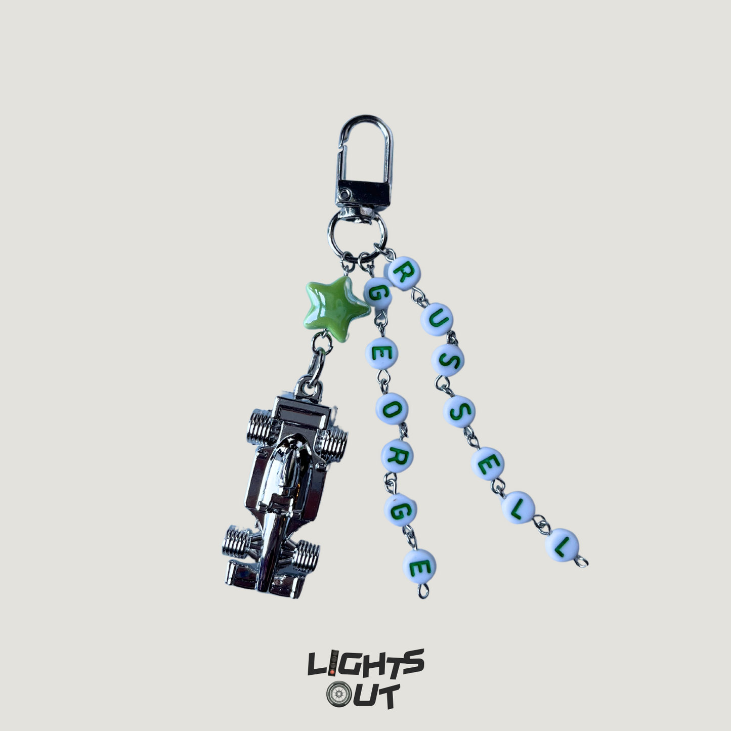 George Russell | Car Keychain Green