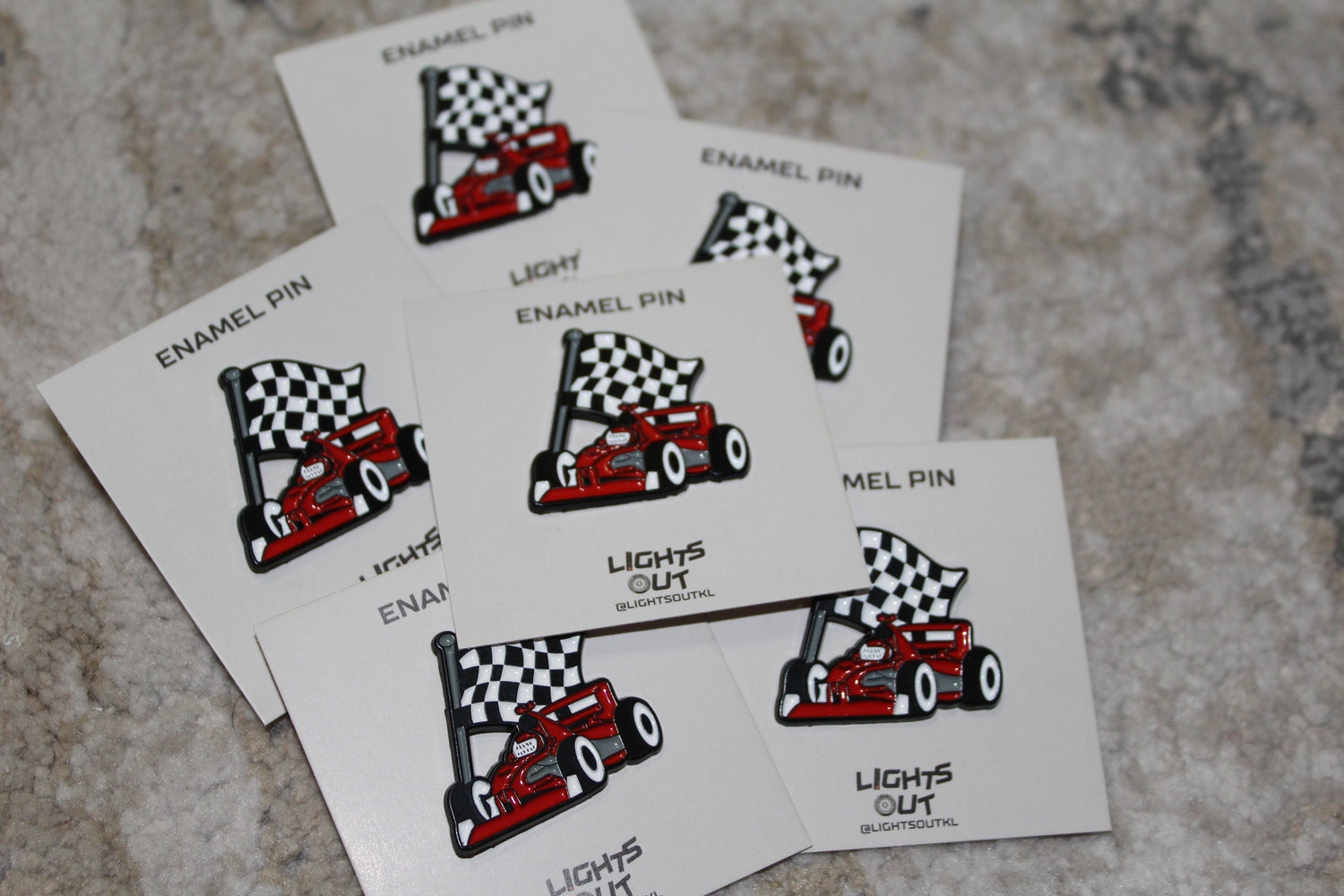 F1 Enamel Pins