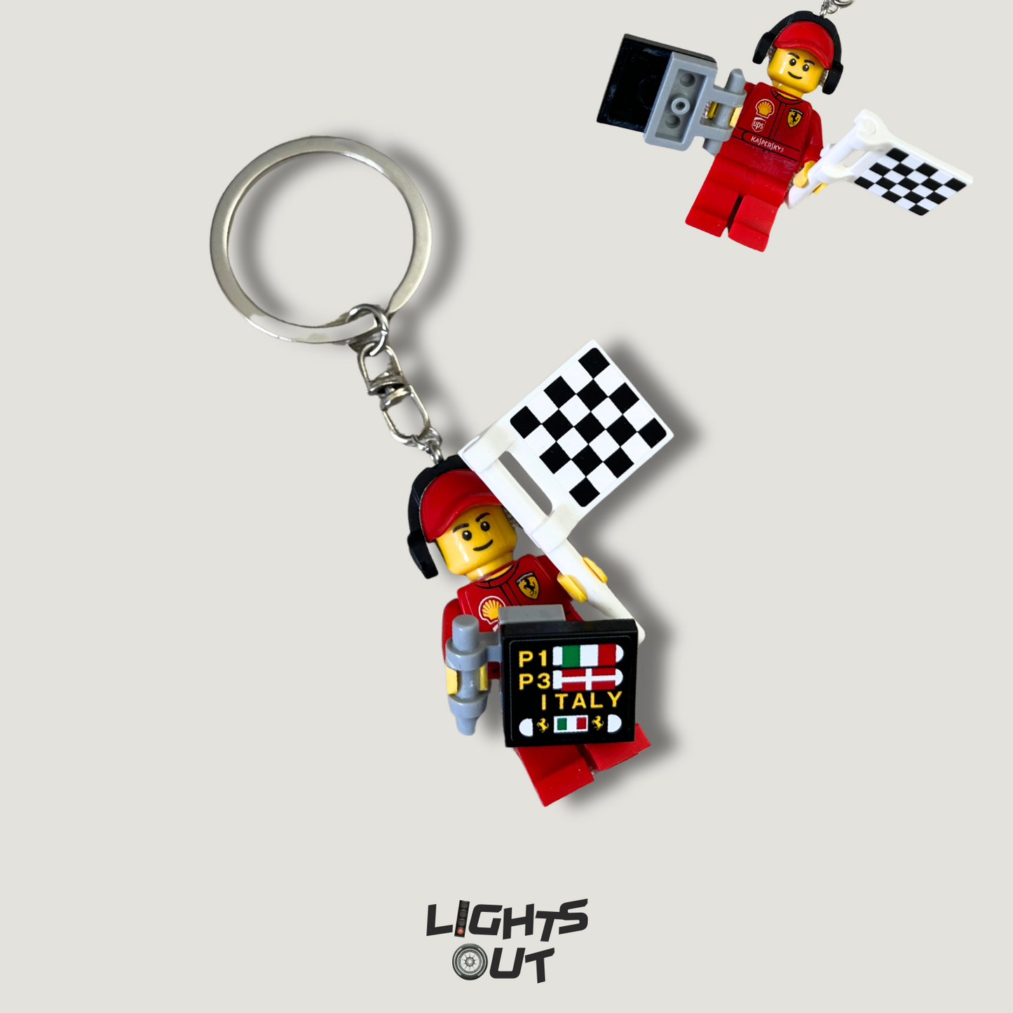 F1 Lego Keychain | Ferrari