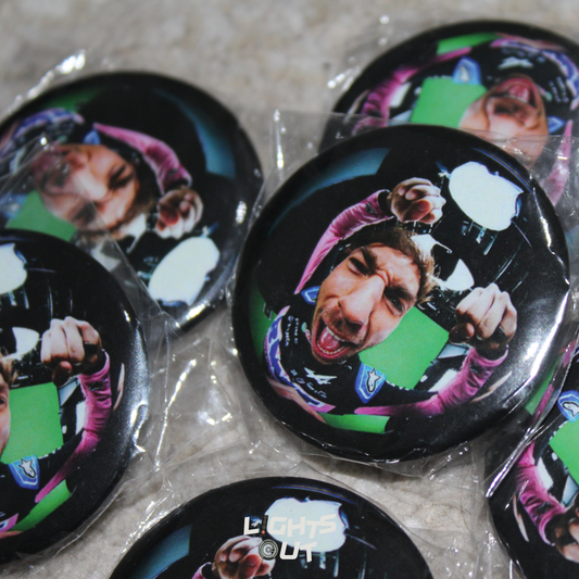 PG10 Fisheye Pin Badge