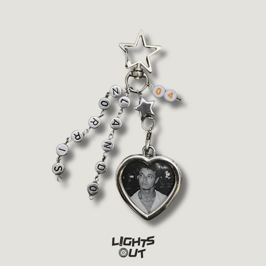 Lando Norris Heart Keychain