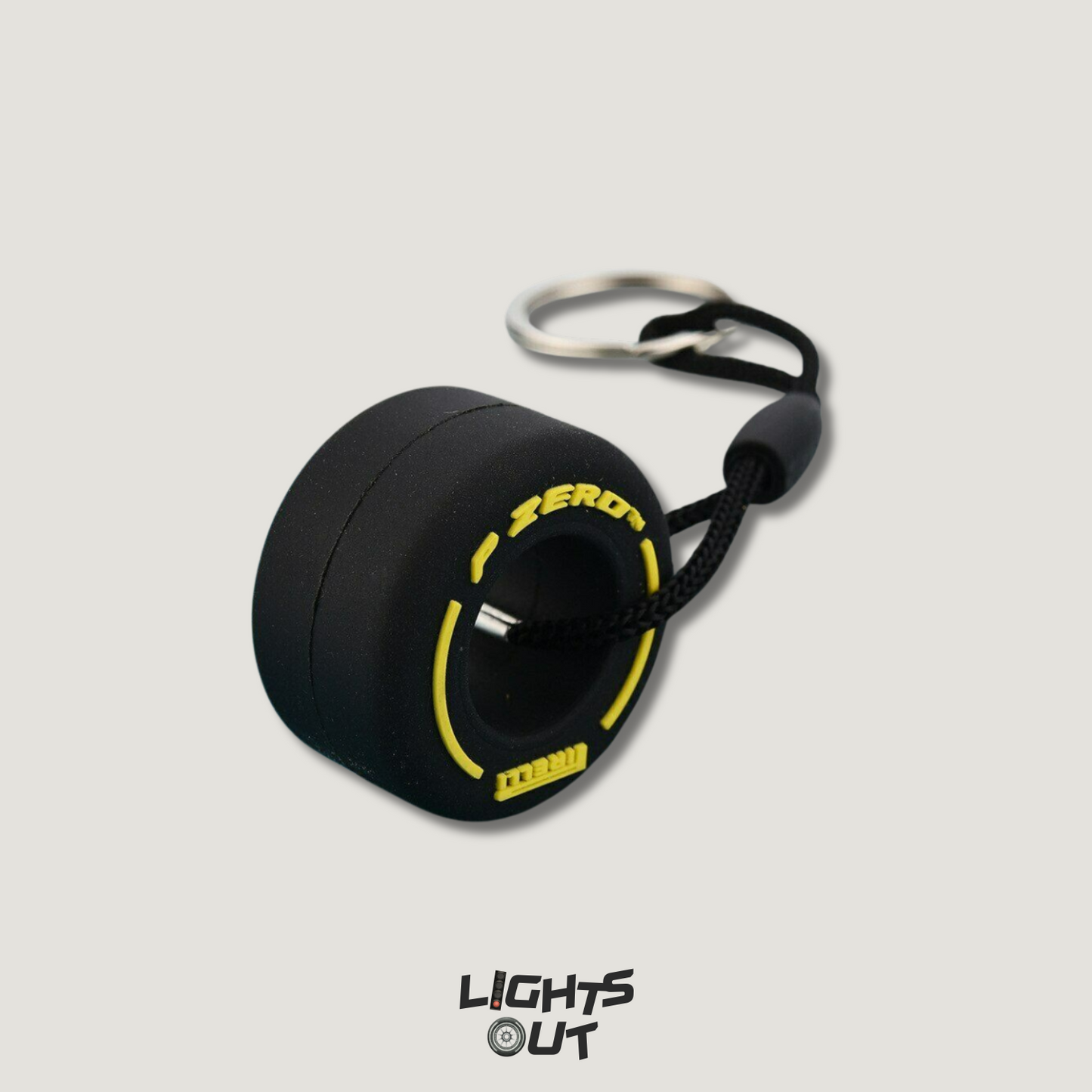 F1 Tyre Keychain (Yellow)