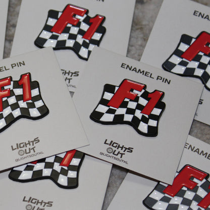 F1 Enamel Pins